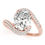 Thumbnail: 14KT Gold Pave Diamond Engagement Ring