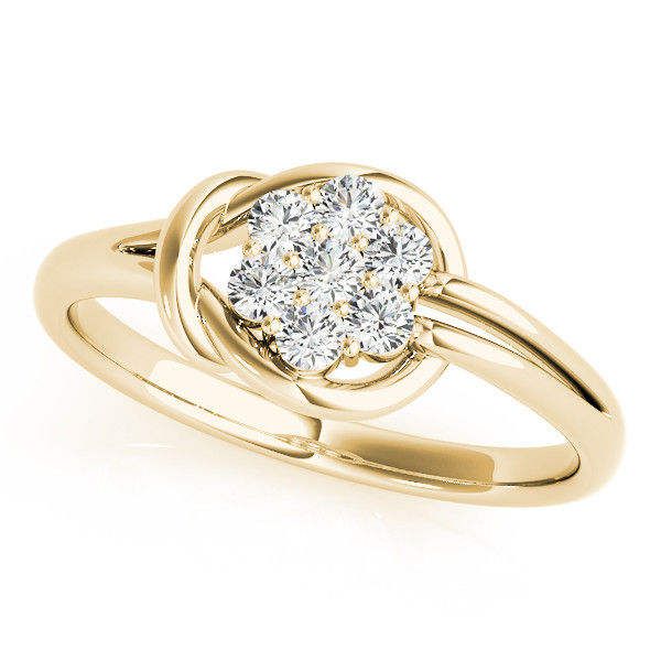 Thumbnail: 14kt Gold Fashion Diamond Ring.