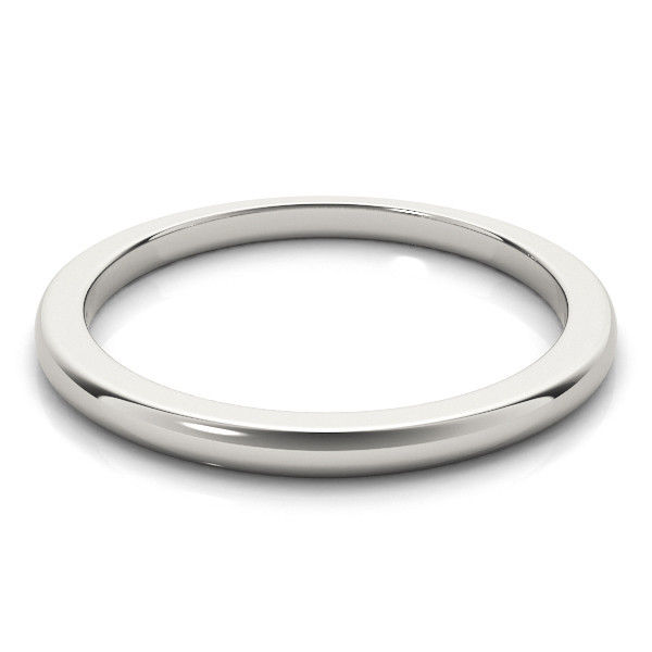 Thumbnail: 14kt Gold Stackable DiamondWedding Band