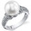 Thumbnail: 14kt Gold Pearl ColorStone and  Diamond Ring.