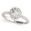 Thumbnail: 14kt Gold Art Deco Vintage Style Diamond Engagement Ring.