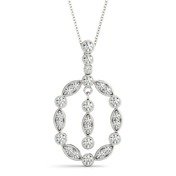 14kt Gold Fashion Diamond Necklace