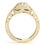 Thumbnail: 14kt Gold Art Deco Vintage Style Diamond Engagement Ring.