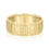 Thumbnail: 14kt Gold Hammered Wedding Band .