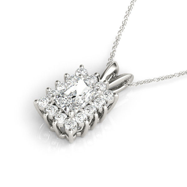 Thumbnail: 14kt Gold Fashion Diamond Necklace