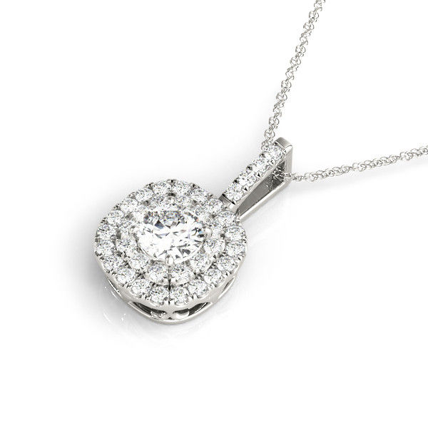 Thumbnail: 14kt Gold Fashion Diamond Necklace