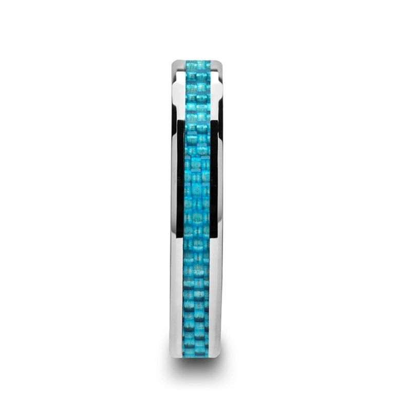 Thumbnail: AUGUSTUS Blue Carbon Fiber Inlay Tungsten