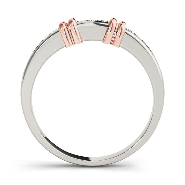 Thumbnail: 14kt Gold Diamond Ladies Channel Set Design Wedding Band