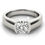 Thumbnail: 14kt Gold Round Solitaire Engagement Ring
