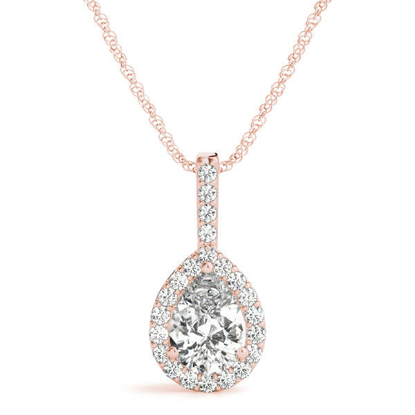 Thumbnail: 14kt Gold Fashion Diamond Necklace