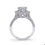 Thumbnail: 14kt Halo Moissanite  Engagement Ring