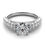 Thumbnail: 14kt Moissanite Art Deco Engagement Ring