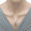 Thumbnail: 14kt Gold Swiss Blue Topaz ColorStone and  Diamond Necklace
