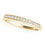 Thumbnail: 14kt Gold Diamond Ladies Channel Set Design Wedding Band