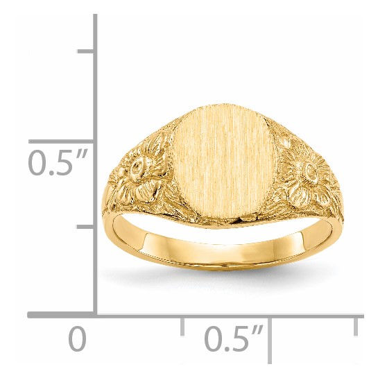 Thumbnail: 14kt Gold Signet Design Ring