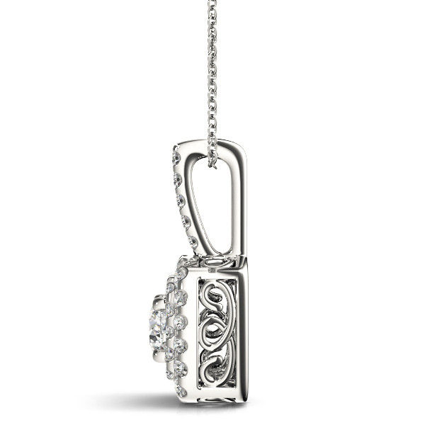 Thumbnail: 14kt Gold Fashion Diamond Necklace