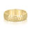 Thumbnail: 14kt Gold Hammered Wedding Band .