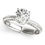 Thumbnail: 14KT Gold Pave Diamond Engagement Ring