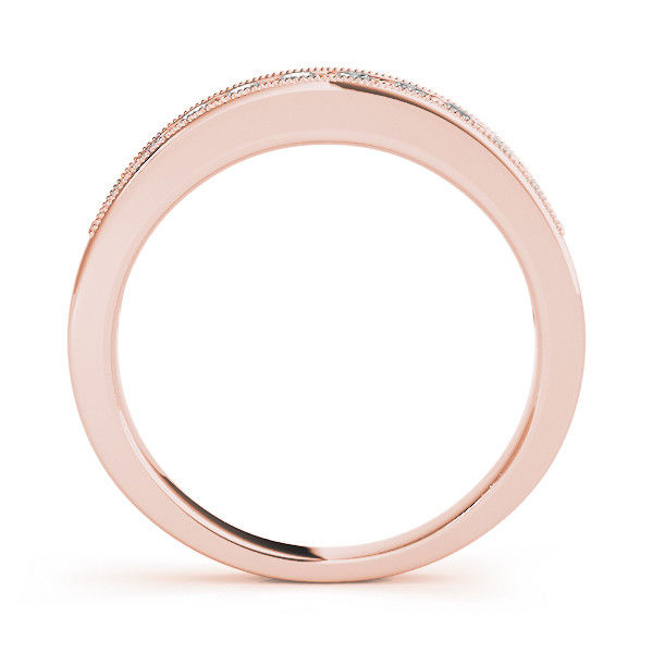 Thumbnail: 14kt Gold Diamond Ladies Channel Set Design Wedding Band