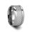 Thumbnail: ROCKFORD Tungsten Carbide Ring with White Carbon Fiber Inlay - 12mm