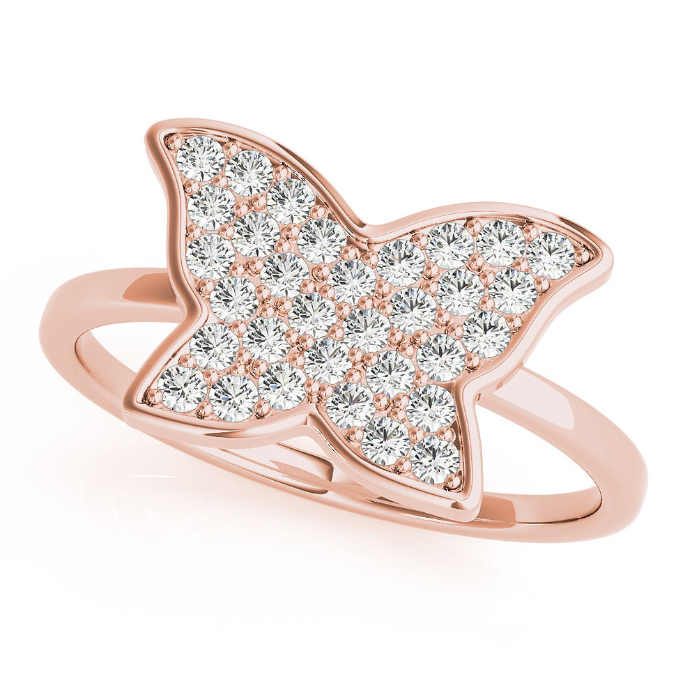 Thumbnail: 14kt Gold Fashion Diamond Ring.