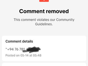 TikTok account ban