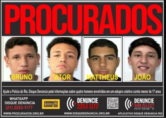 Estupro coletivo em Copacabana: Justiça do RJ manda apreender adolescente