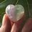 Thumbnail: Fluorite carved Hearts-set of three-carved and polished-purple and green