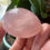 Thumbnail: Rose Quartz high quality-Small polished palm stone.