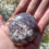 Thumbnail: Lepidolite polished thick palmstone for inner balance