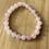 Thumbnail: Rose Quartz high quality-gemstone bracelet