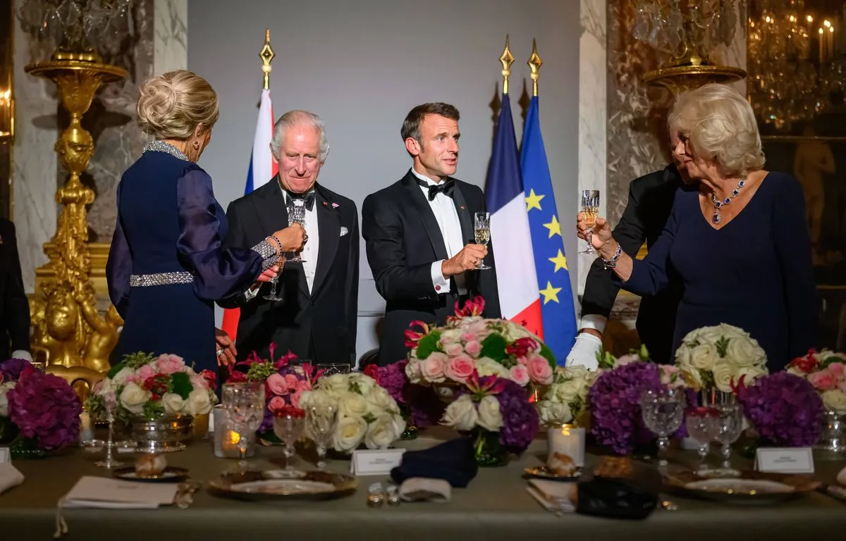 Macron La France reçoit le Roi Charles III au Château de Versailles - Monsieur Lifestyle Magazine