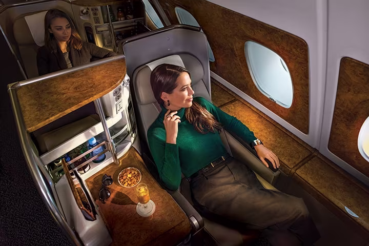 Siège Classe Affaire Emirates A380 - Monsieur Lifestyle Magazine