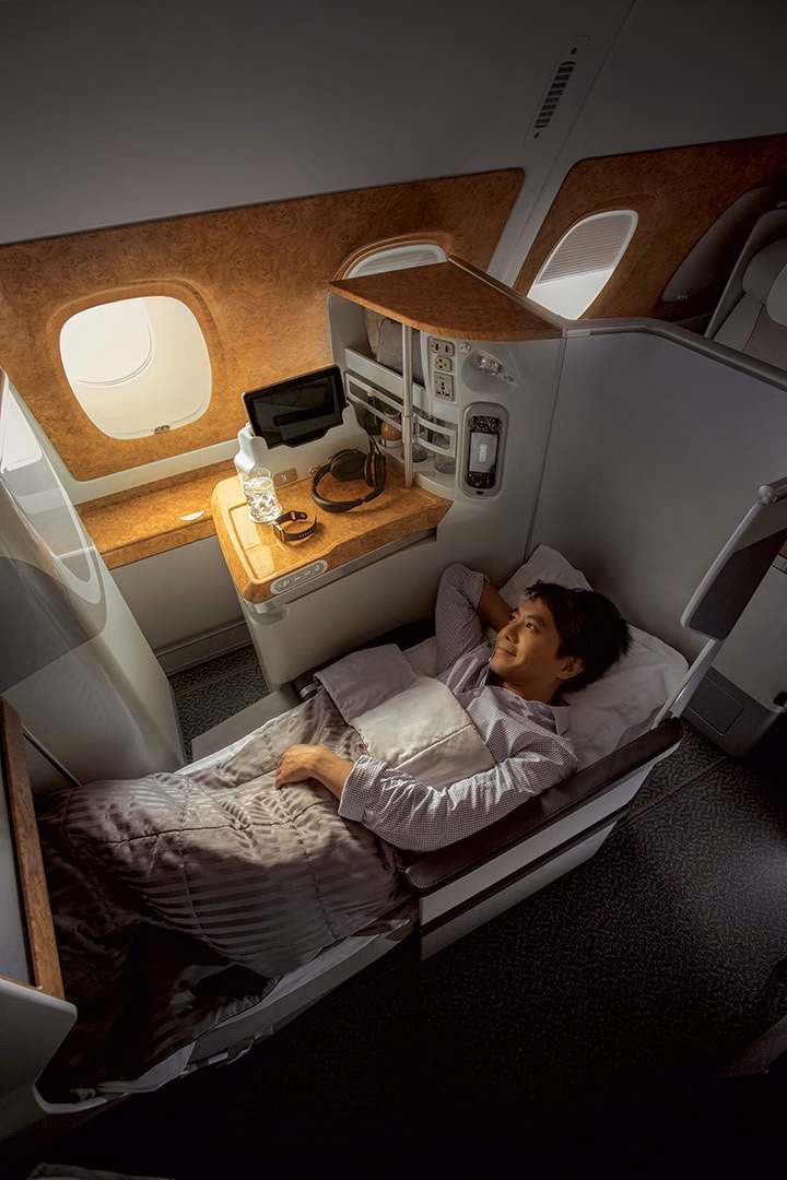 Siège Classe Affaire Emirates A380 - Monsieur Lifestyle Magazine