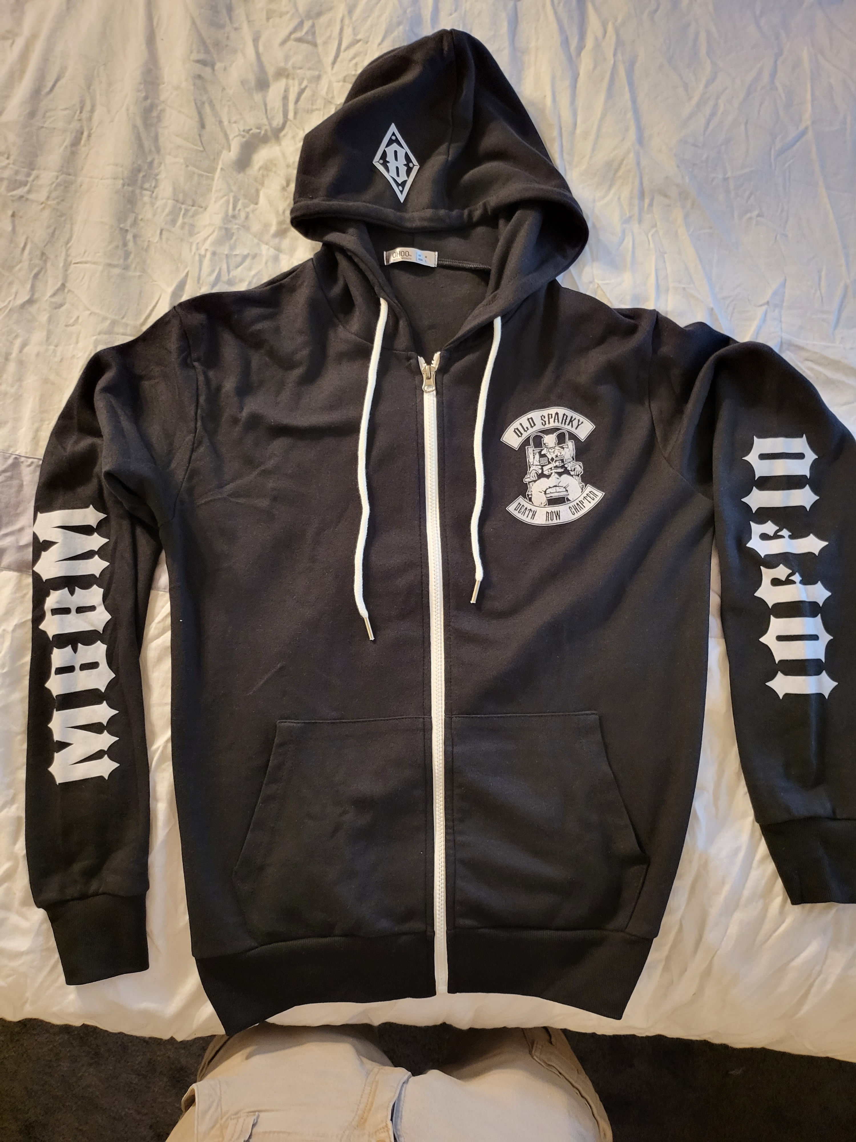 Brother's Zip-up Hoddie Diamond 8 on hood