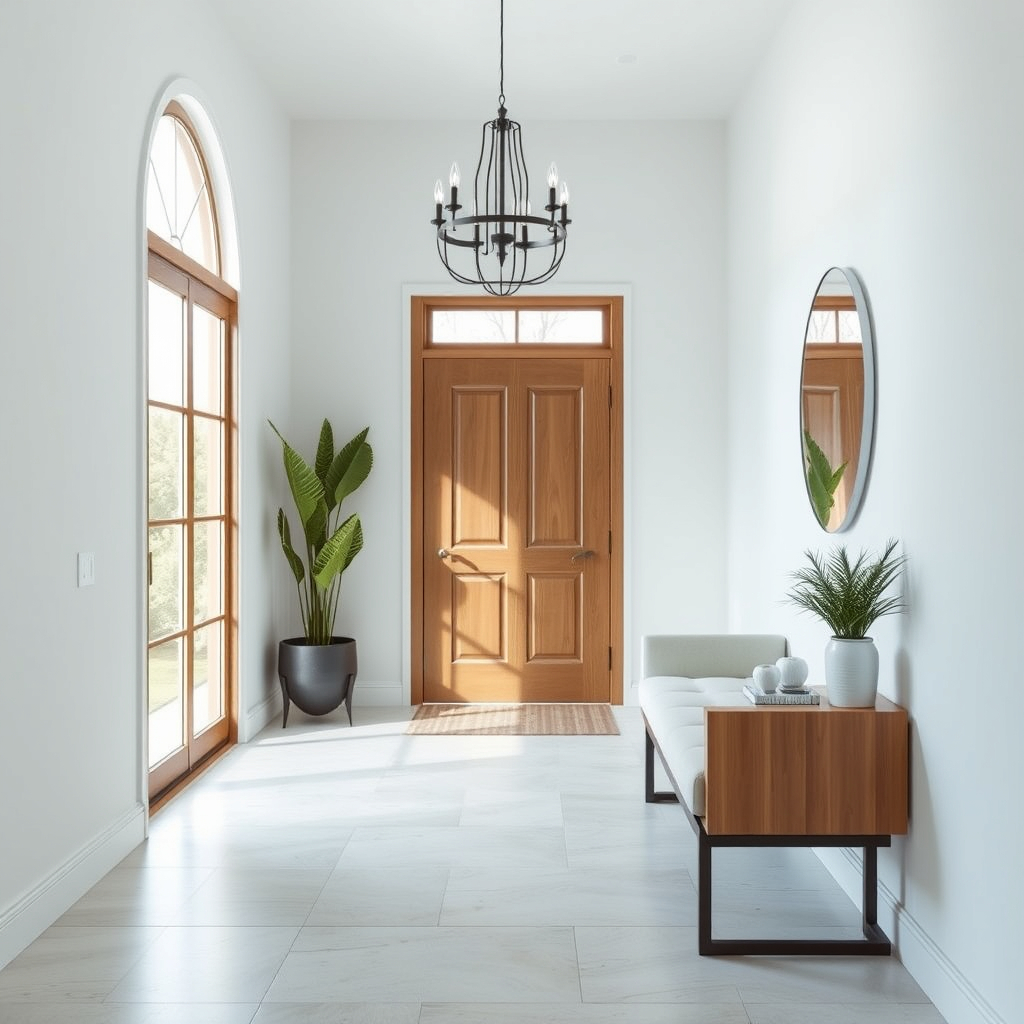 A bright, empty home after a move-out clean