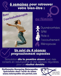 Mes programmes en auriculothérapie