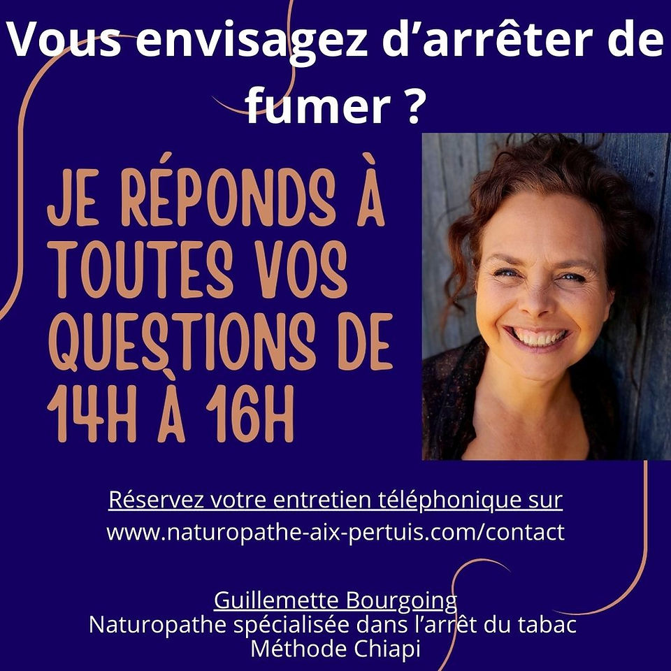 Mes programmes dans l'arrêt du tabac