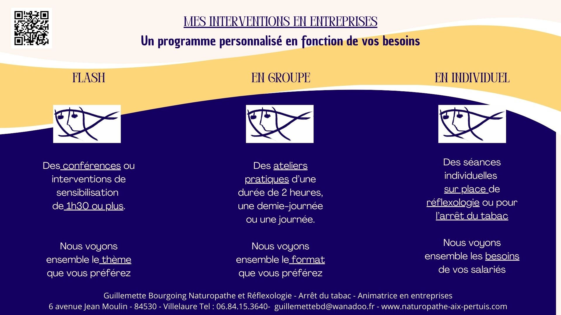Mes atelirs en entreprise