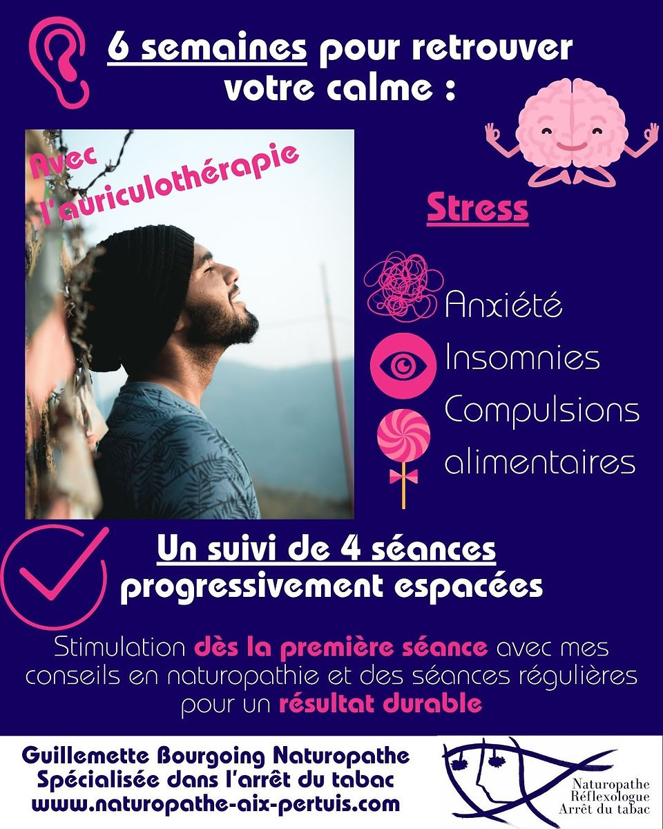 Mes programmes en auriculothérapie