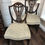 Thumbnail: Pair of American Sheraton String Inlay Side Chairs
