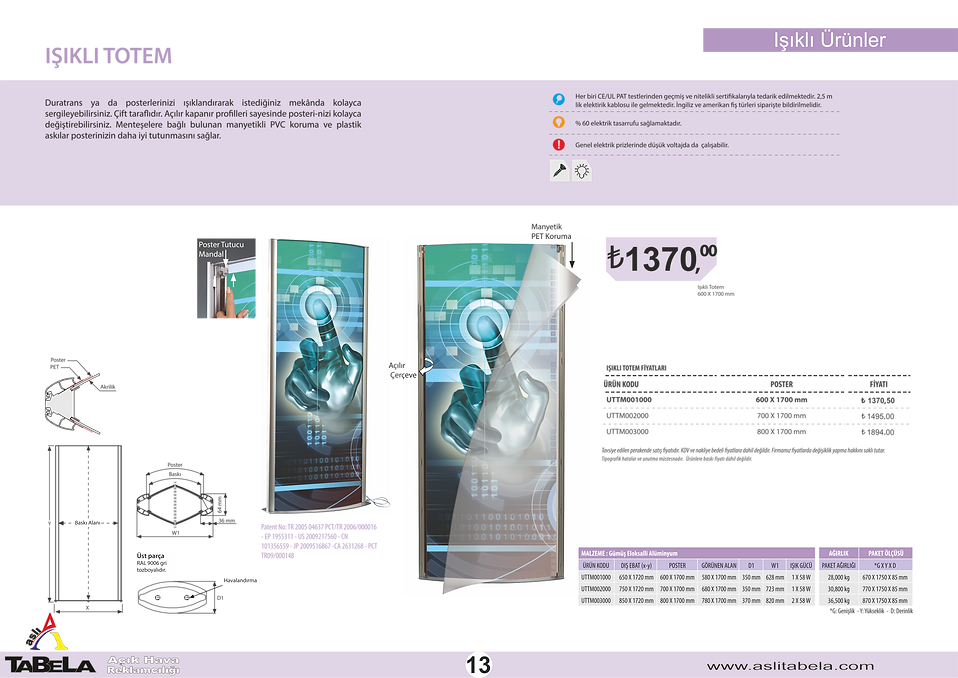 Işıkl totem, Dekoratif totem, Işıklı fleksi menü panosu, Curved Akrilik Led Menü Panosu, Konveks Led Box, Akrilik Led Panel, Magneco Led Box, Smart Led Box Dış Mekan, Best Buy Led Box Çift taraflı - Tek taraflı, kilitli