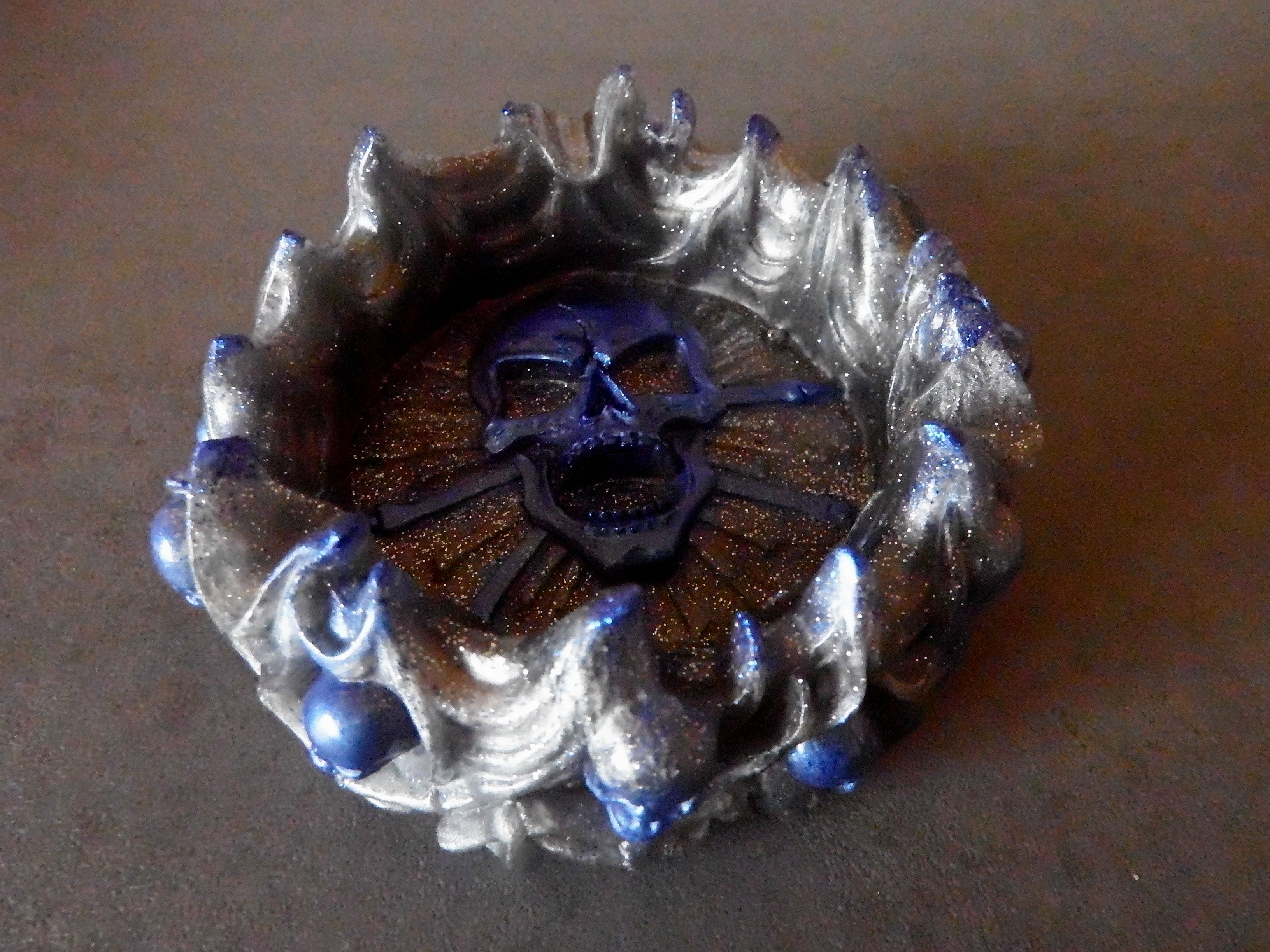 Cendrier /vide poche tête de mort