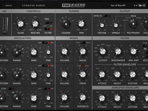 Synapse Audio - The Legend. Bitwig presets format.