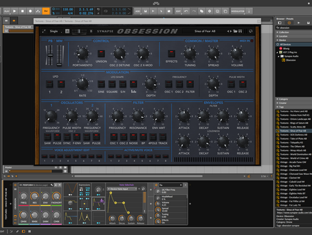 Synapse Audio - Obsession. Bitwig presets format.