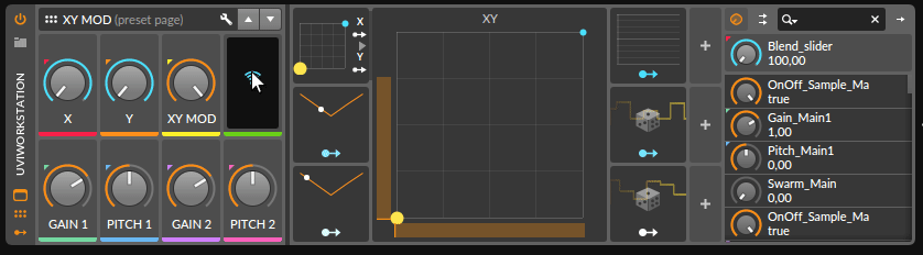 UVI - DRONE. Bitwig modulators.
