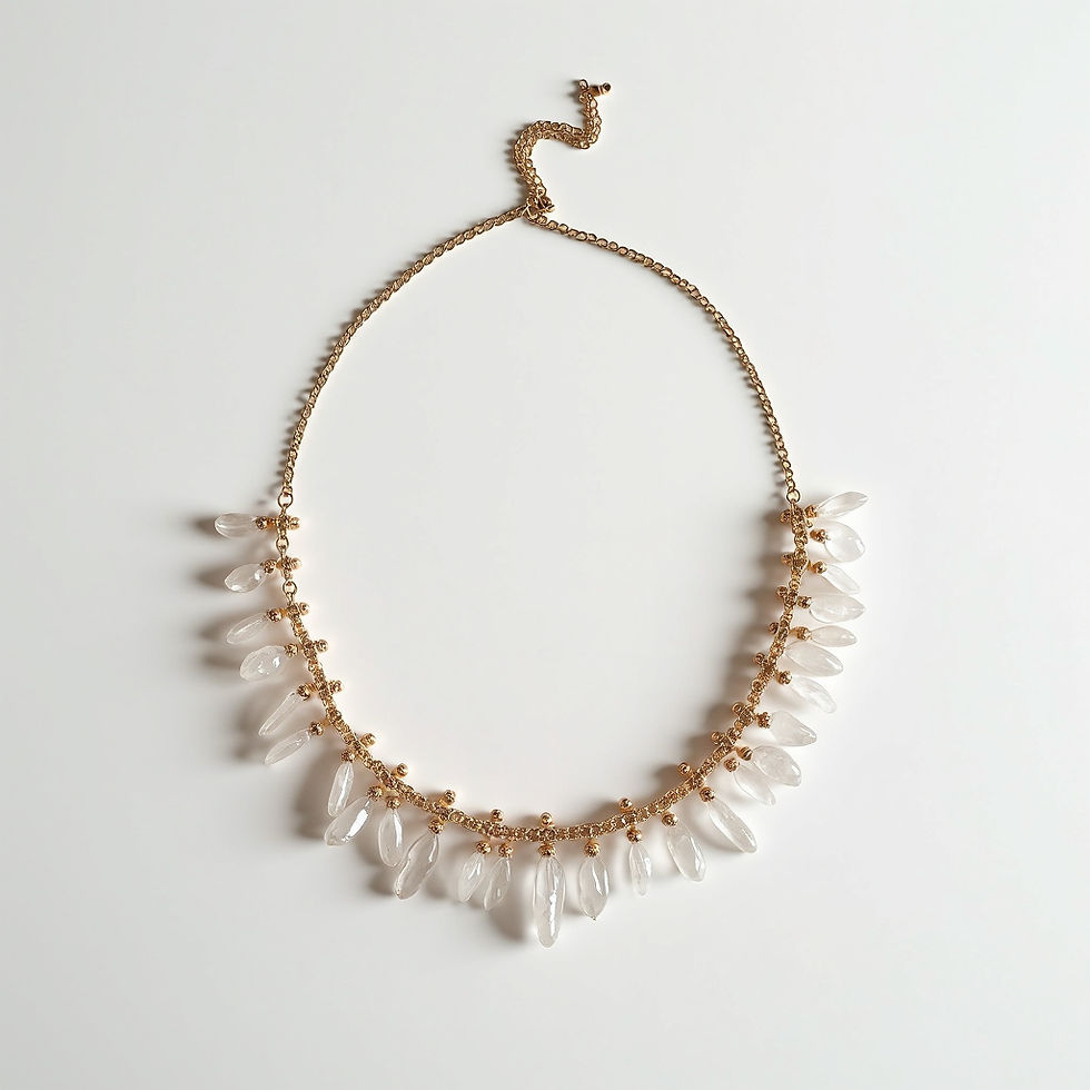 Quartz Cluster Lariat