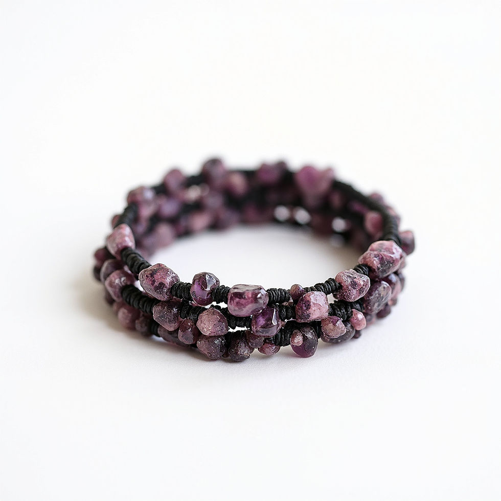 Handwoven Gemstone Wrap
