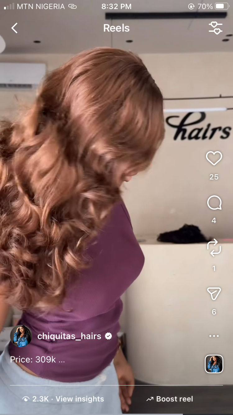 Thumbnail: 18” brown virgin bouncy 