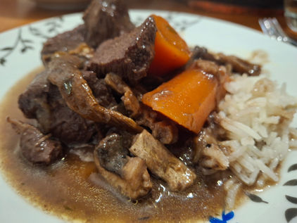 קדירת בקר ביין לימים קרים